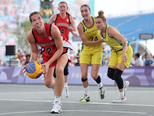 From baguettes to baskets, Canadian women's 3x3 team off to a big start at 2024 Olympics