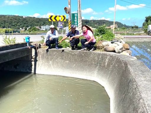 后里無主溝渠淹水 楊瓊瓔協調相關單位改善