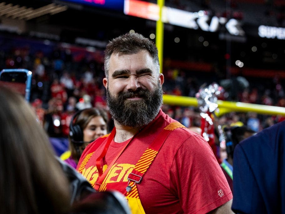 Jason Kelce said his wife asks him to workout 3 days a week: 'Otherwise she doesn't want to deal with me'