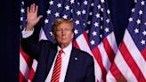 FILE PHOTO: Former U.S. President Trump hosts a campaign rally, in Rome, Georgia