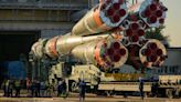 Russia rolls Soyuz rocket to the pad ahead of Sept. 15 astronaut launch to ISS (photos)