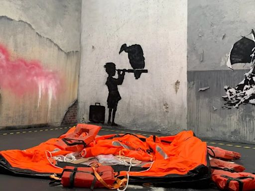 Banksy abrió su propio museo en Nueva York, con casi 200 obras de toda su carrera