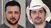 Brad Paisley pens country song featuring Ukraine's Zelenskyy