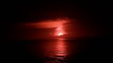 Spectacular volcano eruption on Galapagos Islands captured in new footage