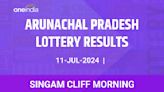 Arunachal Pradesh Singam Cliff Morning Winners July 11 - Check Results!