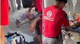 Perrito con golpe de calor suplica por ayuda en Nuevo León