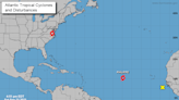 Tropical Storm Phillippe forms as Tropical Storm Ophelia moves into Virginia