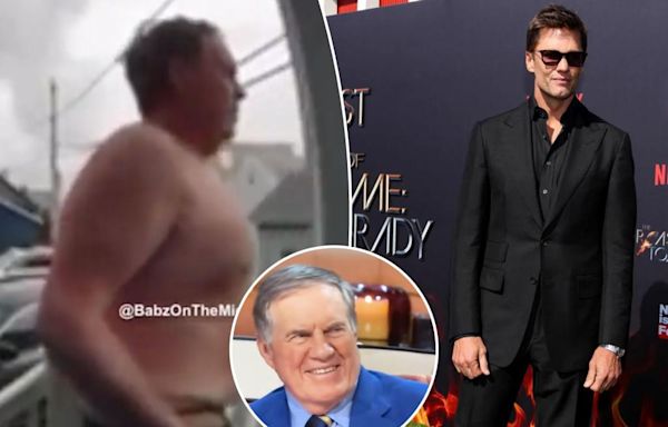 Tom Brady mocks Bill Belichick for ‘slinking out of that poor girl’s house’ in supposed Ring video