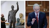 Tony Blair statue unveiled in country where streets are named after him