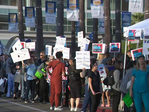 Rady Children’s Hospital nurses hit picket lines in historic strike