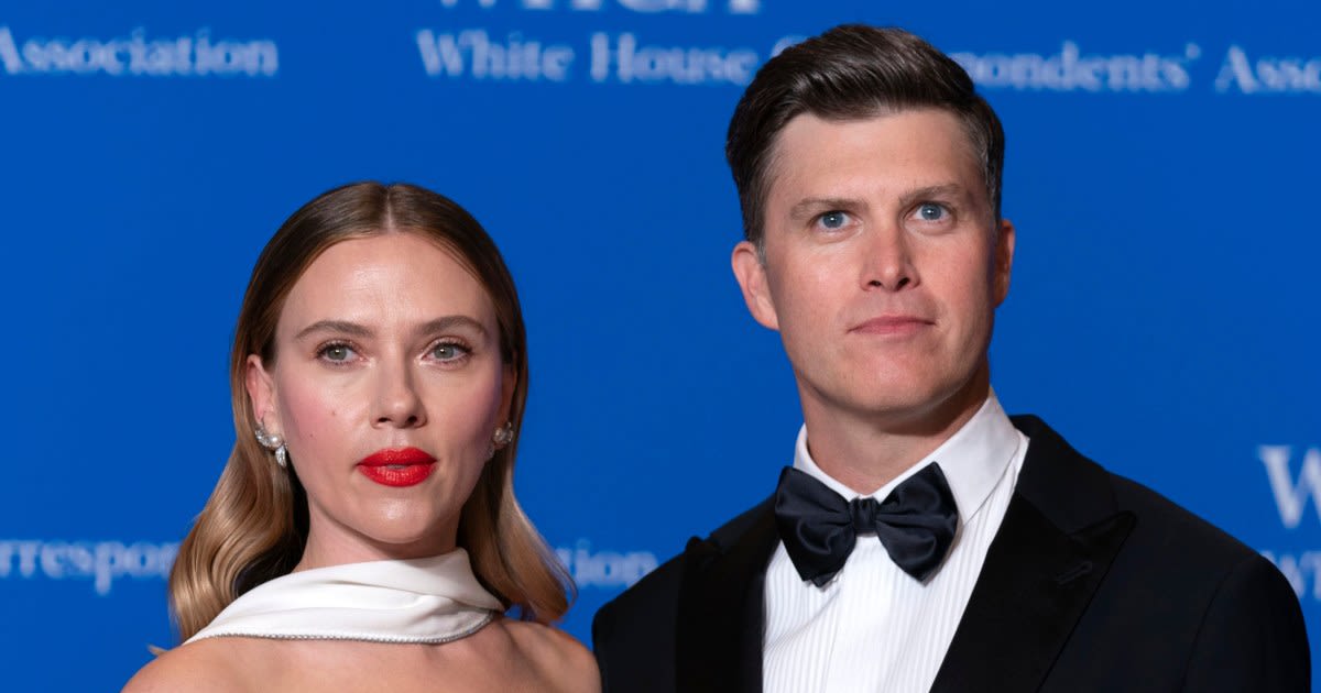 Colin Jost pokes fun at his relationship with wife Scarlett Johansson in White House Correspondents’ Dinner speech