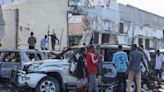 Car bomb explodes at busy cafe in the Somali capital, killing nine