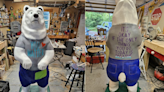 Suicide prevention bear nearing completion, raising over $4,900