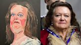 Mulher mais rica da Austrália exige remoção de retrato de galeria