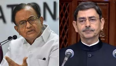 ... Congress Leader P Chidambaram As He Flays Tamil Nadu Governor's 'Secularism Not Indian' Remark