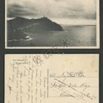 外國明信片 西班牙1939年實寄法國雷恩 圣塞巴斯蒂安日落vintage凌雲閣明信片