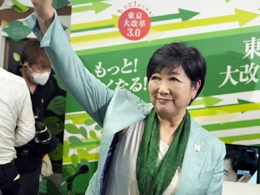 力退蓮舫！小池百合子連任成功 第3度當選東京都知事