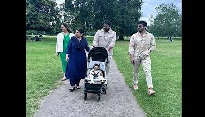 Chiranjeevi, Ram Charan Enjoy London Vacation; To Attend Paris Olympics 2024 Inauguration