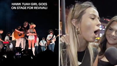 ‘Hawk Tuah’ girl sings with country music star Zach Bryan on stage - Dexerto