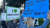 Nurses picket at Providence Medford amid contract negotiations