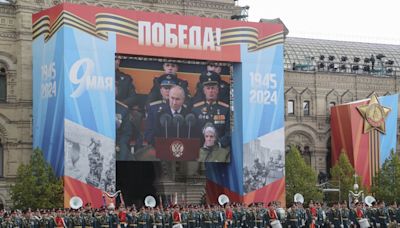 Vladimir Putin says Russia facing 'difficult' period in 'Victory Day' celebration