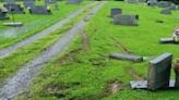 Headstones ran over after vehicle vandalizes Tennessee cemetery