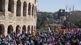 Thousands march in Rome against the mafia, demanding justice for victims