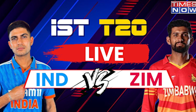 IND vs ZIM 1st T20I Live Score And Updates: Live Commentary And Ball By Ball Updates