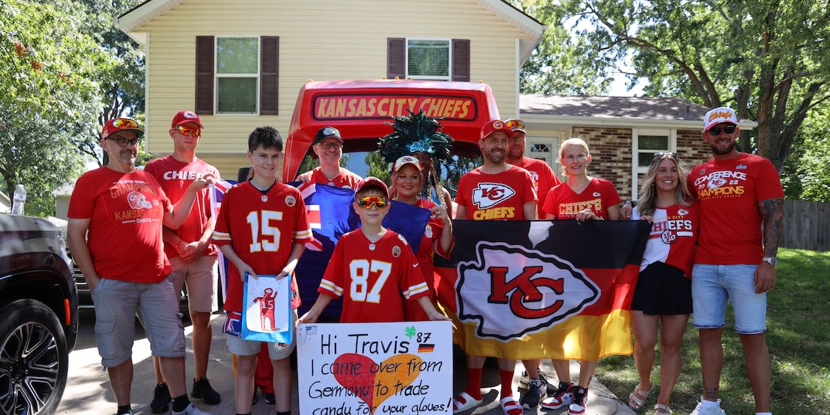 Germany, England, Australia: Fans travel abroad to Kansas City for Chiefs home opener