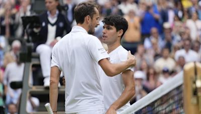 Medvedev revela lo que pasó con Alcaraz en Wimbledon
