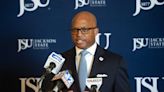 New Jackson State president Marcus Thompson shares goals during welcoming ceremony