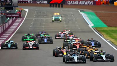 F1 British Grand Prix LIVE: Lando Norris leads as rain sparks thrilling Silverstone race