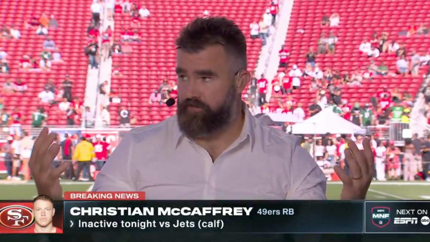 Jason Kelce Shared Funny Self-Deprecating Reaction to His Failed 49ers-Jets Pregame Take