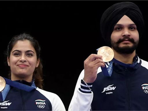 Rajyavardhan Rathore Congratulates Manu Bhaker & Sarabjot Singh For Winning Olympic Bronze In Mixed Team Event
