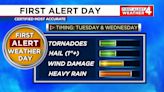 First Alert Forecast: Multiple rounds of strong - severe storms this week