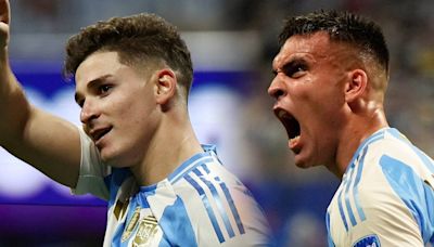 La nueva marca que lograron Julián Álvarez y Lautaro Martínez con la Selección Argentina