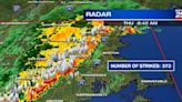 Lightning strikes a concern as storms roll through