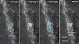 Death Valley’s temporary lake was measured by a NASA satellite. Here’s how big it got