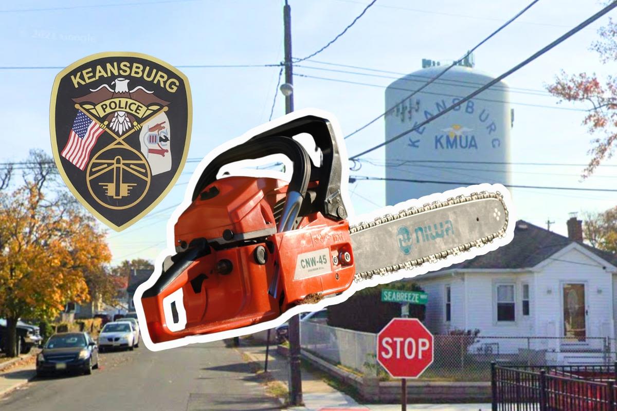 Man armed with chainsaw shot by police at Keansburg, NJ home
