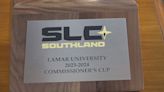 Lamar Athletics wins 2023-24 SLC Commissioner's Cup, & Men's All Sports Trophy