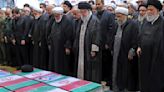 Iran's supreme leader presides over funeral for president and others killed in helicopter crash