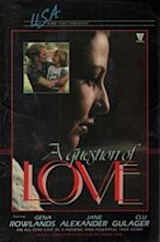 A Question of Love (1978) - Posters — The Movie Database (TMDB)