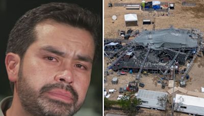 Jorge Álvarez regresa al lugar de la tragedia en Nuevo León, México: “Es el evento más triste que he vivido”