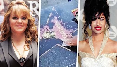 Vandalizan por segundo día consecutivo las Estrellas de la Fama de Jenni Rivera y Selena Quintanilla