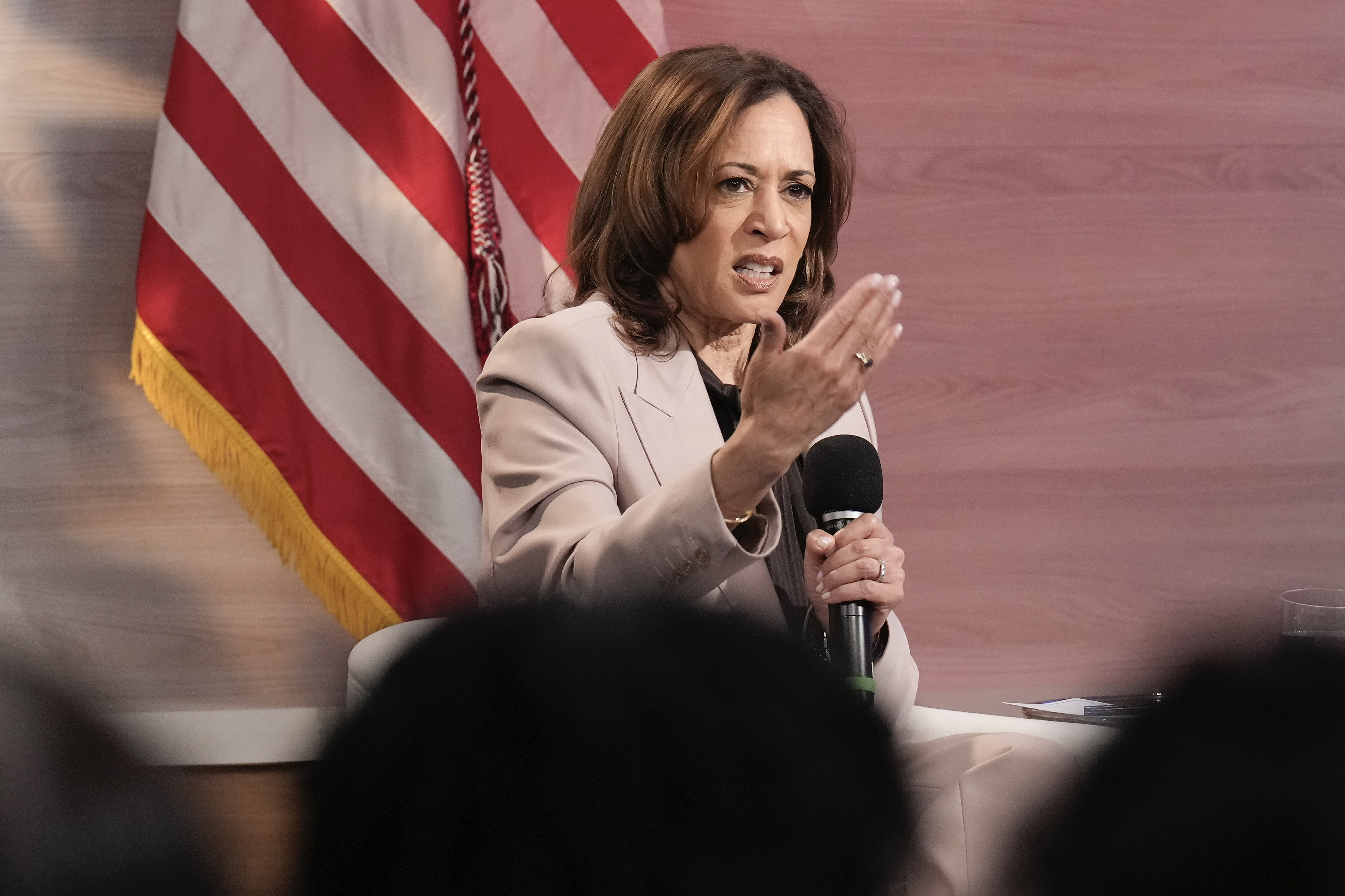 Harris in NABJ interview denounces false claims about Haitians in Ohio