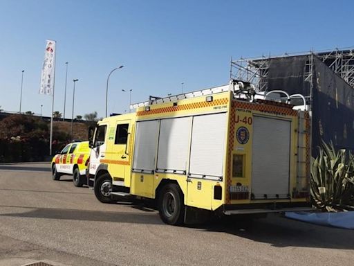 Bomberos de Jerez inspeccionan las instalaciones de Tío Pepe Festival