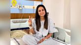Hina Khan shares video of her first chemotherapy session