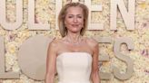 Gillian Anderson, 55, Shuts Down 2024 Golden Globes Red Carpet in Gown Featuring Vaginas: 'It's Brand Appropriate'