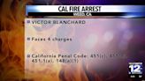 One man arrested by Cal Fire law enforcement for alleged arson in Weed