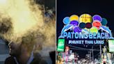 An American tourist filled up a fog machine with marijuana and blasted a street with smoke at a popular tourist destination in Thailand to promote his business back home, police say